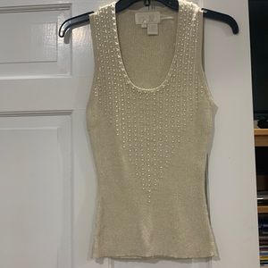 Vintage Cache embellished tank top